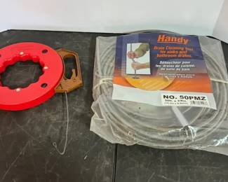 Drain Snake and Electrician Fish Line
