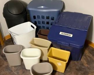 Plastic Trash Cans Clothes Hamper