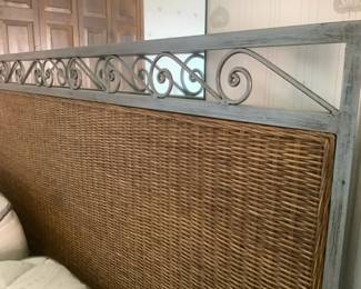 Wicker King Sized Headboard