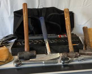 Socket Sets, Variety of Hammers Ratchets
