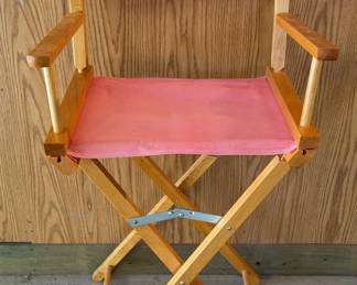 Pink Directors Chair
