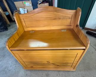 Wooden Storage Seat