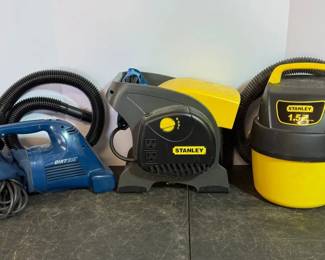 Portable Wet Dry Vac, Portable Hand Vac Floor Fan