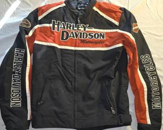 Mens Large Tall Harley Davidson Riding Jacket