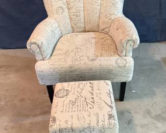 Homelegance Langdale Accent Chair And Ottoman