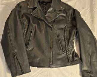 Womens XL Leather Jacket No Brand