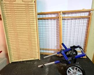 Dog Ramp, Gate and Walking Wheels