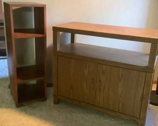 Composite TV Stand with Wood Stand