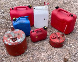 Plastic and Metal Fluid Containers