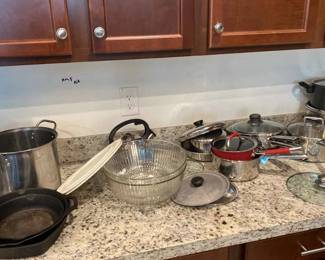 Pans, Including CastIron And More