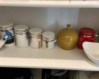 Lot Of Canisters And More