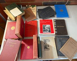 Front Room
Local historical books- Cherry Valley, Sidney, Binghamton, Morris, Richfield, Smyrna, Unadilla, Halsey(Author from Unadilla)-The Old NY Frontier 2x 1st Ed 