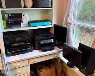 Downstairs Blue Room 
Printers & computer equipment 