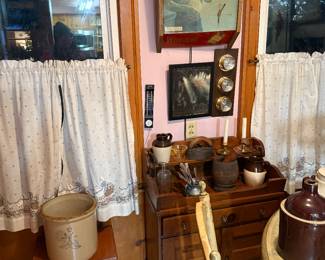 Kitchen 
Small commode
Stoneware