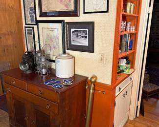 Cash out Room
Chest
Brass rack
Railroad lanterns- D&H, NY Central