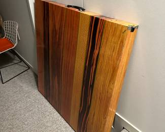 VINTAGE METAL FOLDING TABLE