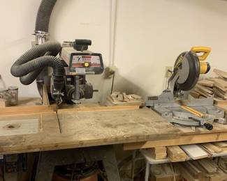 Radial arm saw