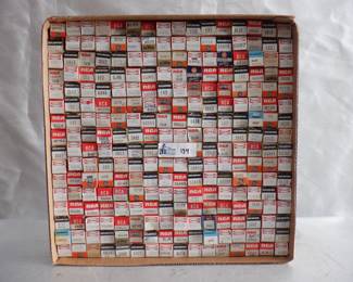 Lot of Sylvania, RCA, GE Tubes including 38HK7, 17JF6, 21HB5A, 10KR8, 6JH8 and more