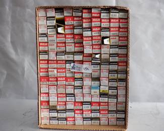 Lot of Sylvania, RCA, GE Tubes including 38HK7, 17JF6, 21HB5A, 10KR8, 6JH8 and more