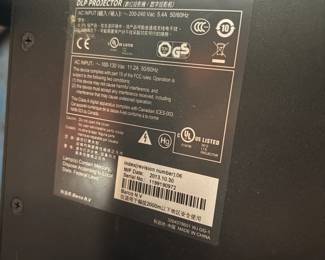 Barco RLM-W12 11,500 Lumens WUXGA 3-Chip DLP Projector w/ Case