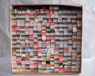 Lot of Sylvania, RCA, GE Tubes including 38HK7, 17JF6, 21HB5A, 10KR8, 6JH8 and more
