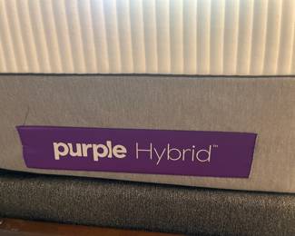 Purple Hybrid King Size Mattress
