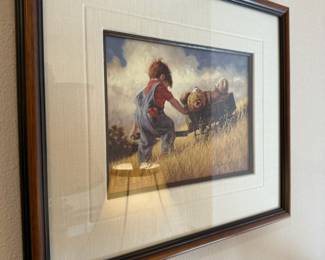 Framed & Matted Print "The Long Haul" by Jim Daly