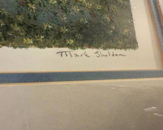 Farmed & Matted Farmstead Print by Mark Sheldon 