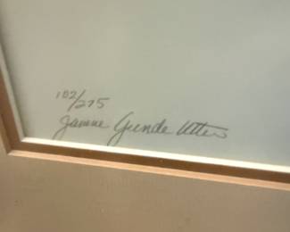 Framed & Matted Bobcat Print by Janene Grende