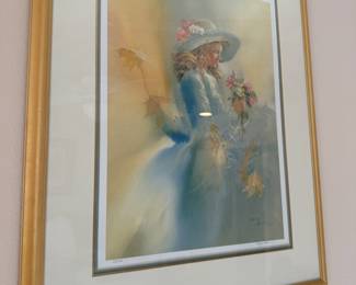 Framed & Matted "Season's Turn" by Carolyn Blish
