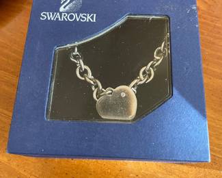 Swarovski Heart Pendant Chain Necklace
