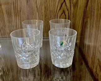 Set of 4 Waterford Crystal Lismore Tumbler Glasses