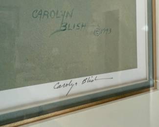 Framed & Matted "Season's Turn" by Carolyn Blish
