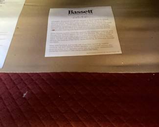 Bassett Red Upholstered Arm Chair