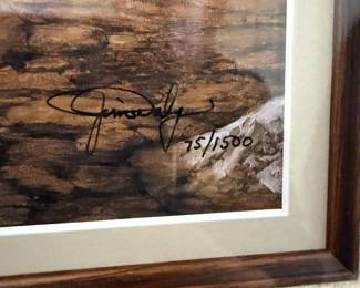 Framed & Matted Print "Down by the Creek" by Jim Daly