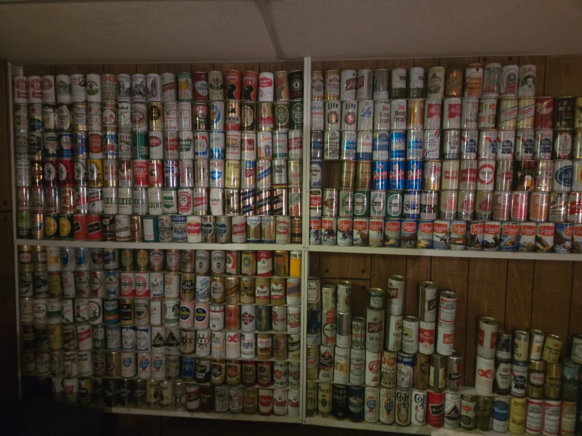Beer can collection 