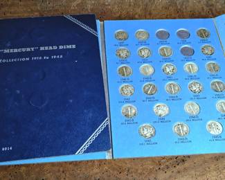 Silver dime book.