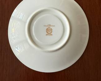 Golden Heritage by Minton
12 Dinner plates
12 Salad plates
12 Bread and butter plates
13 Footed cups
13 Cup saucers
12 Cream soup bowls
12 cream soup bowl saucers - Asking $399 - Will consider offers.