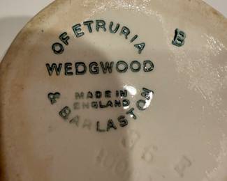 Wedgwood Etruria & Barlaston Embossed White Pitcher - Asking $49 