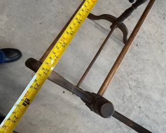 Vintage Wooden Quilt Rack - $50