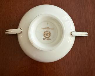 Golden Heritage by Minton
12 Dinner plates
12 Salad plates
12 Bread and butter plates
13 Footed cups
13 Cup saucers
12 Cream soup bowls
12 cream soup bowl saucers - Asking $399 - Will consider offers.