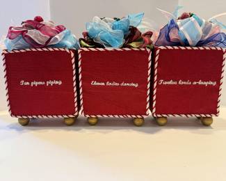 Handmade - 12 Days of Christmas Needlepoint Set - Asking $125 