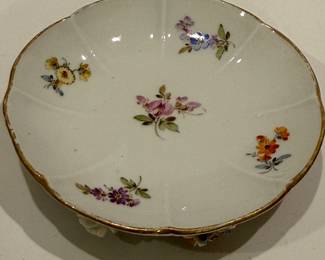 Porcelain Dish with Floral Motif - Asking $39 