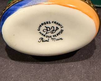 Limoges France Hand-Painted Fish Trinket Box - $99 