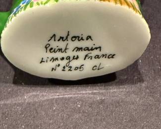 Artoria Limoges Hand-Painted Watering Can Trinket Box - Asking $99 
