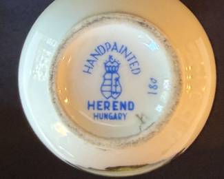 Herend Hungary Handpainted Vase with Bird and Butterfly Motif - Asking $149 - Will consider offers.