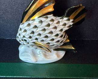 Herend Hungary Handpainted Fish Figurine - Asking $399 - Will consider offers!