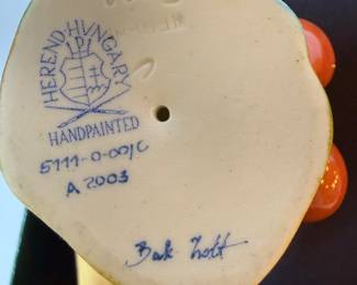 Herend Handpainted Porcelain Bird Figurine, 2003 - Asking $149 - Will consider offers!