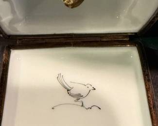 Limoges France Hand Painted Rochard Decorative Box - Asking $99 