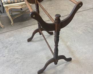 Vintage Wooden Quilt Rack - $50